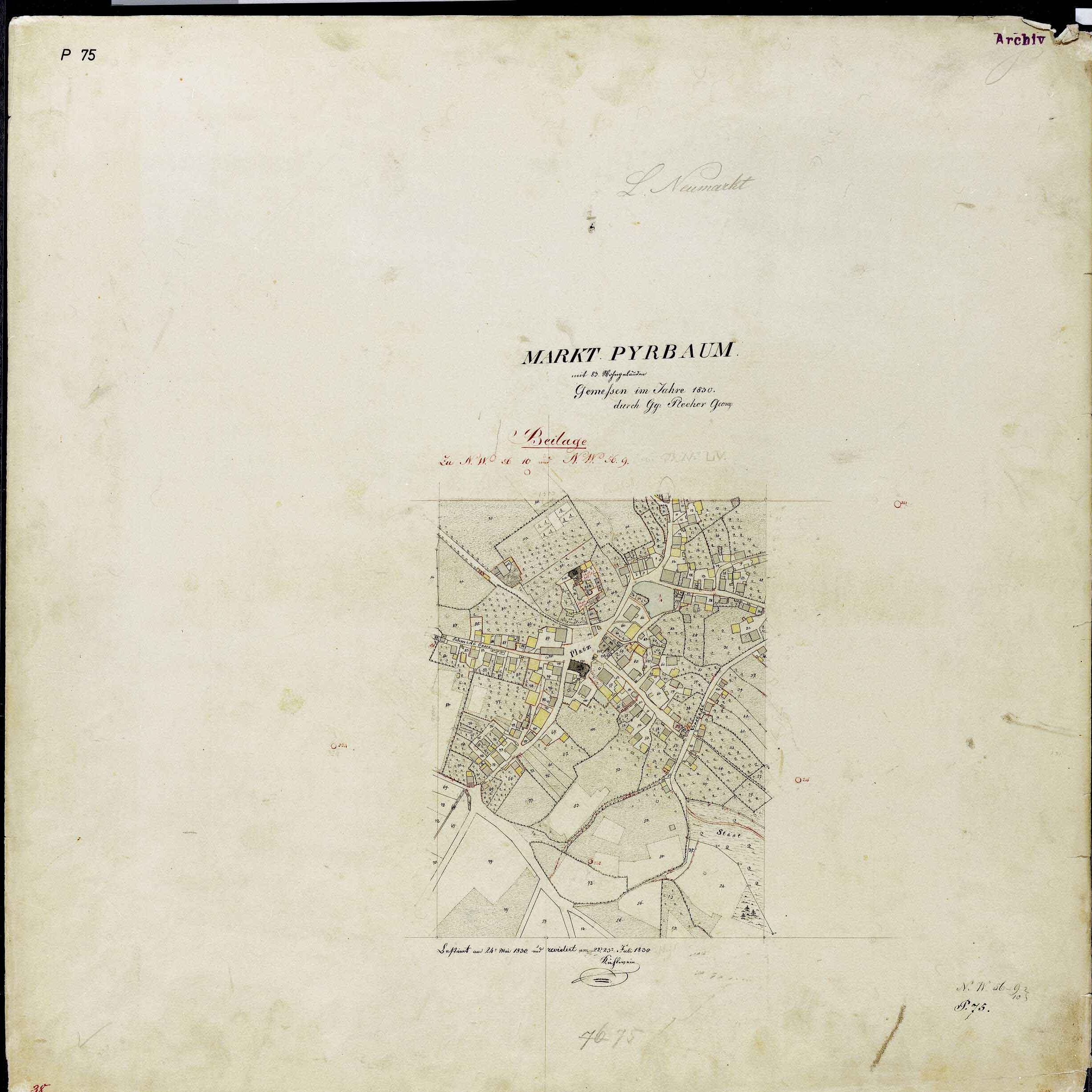 Ein detailliertes altes Stadtplan von Frankfurt, Deutschland, das Straßen, Gebäude, Landmarken und Text mit Informationen über die Bevölkerung, Straßen und Landmarken der Stadt zeigt.