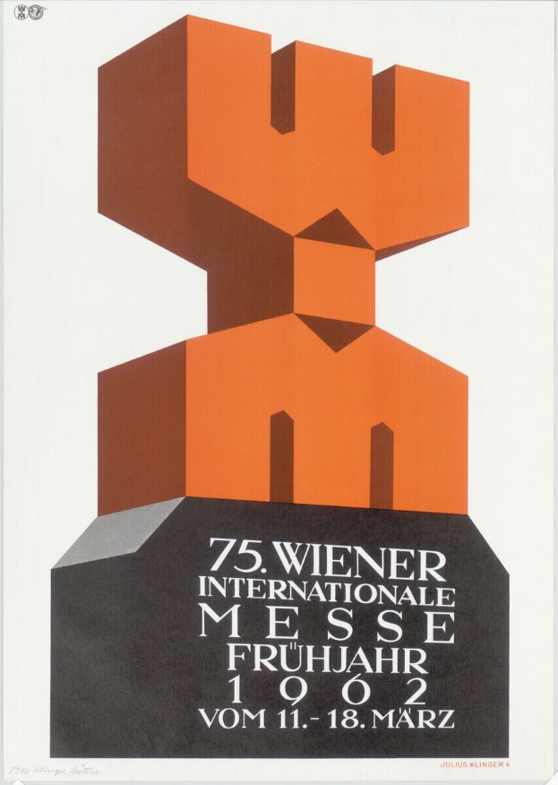 Ein Plakat für die 75. Internationale Messe Frühjahr in München, Deutschland, mit einem weißen Hintergrund, Text und einer bunten, detaillierten Skulptur in der Mitte.